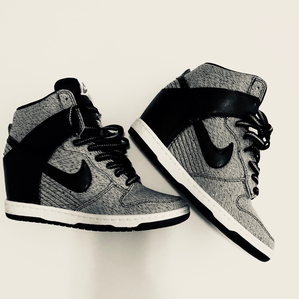 Nike high top wedges